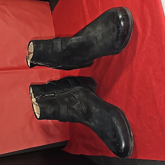 Dansko Cagney Black Leather Comfortable Ankle Booties 7-7.5US EUR37 - Picture 8 of 16